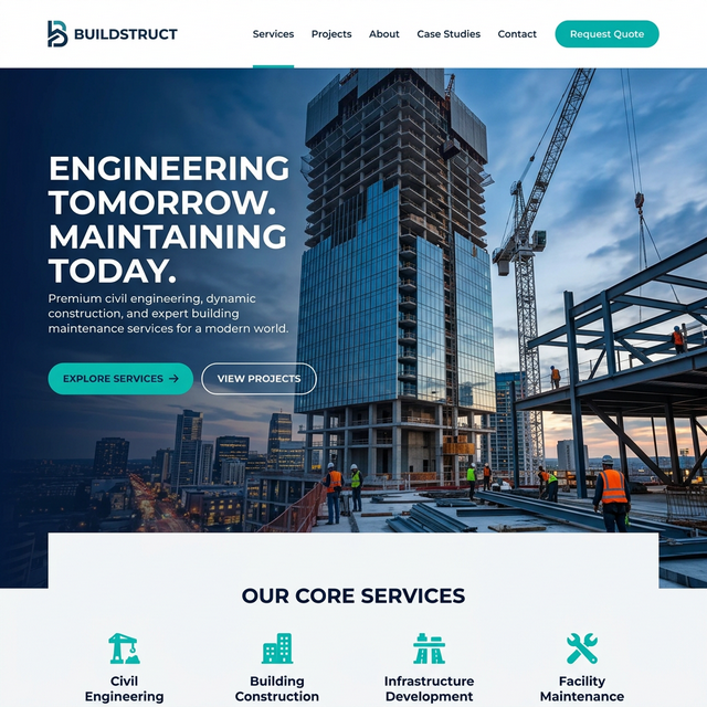Mockup Website KrouHub